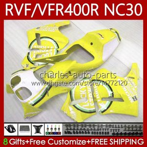 Кузов для Honda RVF400R NC30 V4 VFR400 R VFR400R 89 90 91 92 93 79NO.171 RVF400 Lucky Yellow RVF VFR 400 R 400RR VFR 400R 1989 1990 1991 1992 1993 1993 VFR400RR 89-93