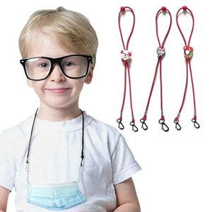 Julmask Lanyard Justerbar längd Fest Facemask Extenderrem för barn Santa Claus Cartoon Masks med lanyards ProtectionLanyard WLL699