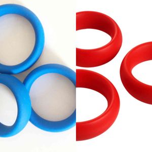 NXY Cockrings 3 Pcs Silicone Cock Ring Penis Enhance Erection Sex Toys For Men Delay Ejaculation Cockring Intimate Goods Shop 1123