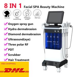 Dispositivo facial da beleza da beleza da pele multifuncional / dermoabrasão da água na máquina da microdermoabrasão da beleza Hydro