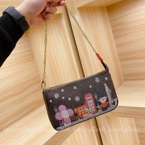 Christmas Limited Sale Women Designers Shoulder Bags Fashion New Luxurys Handbags Clutch Coin Purse Luxury Cowhide Trim Mahjong Bag