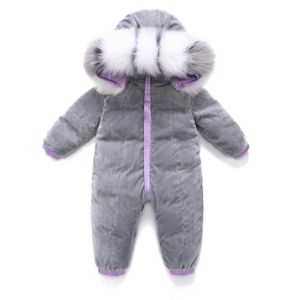 New -30 degree Russian winter children Clothing down jacket boys outerwear coats thicken Waterproof snowsuits baby girl clothes H0909