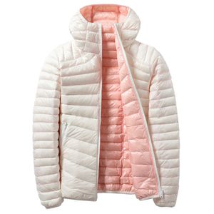 Duck Down Jackets Women 2020 Ultra Thin Hooded Winter Coat Long Sleeve Tops Warm Slim Jacket Lady Plus Size 4XL Jaqueta Feminina Y0827