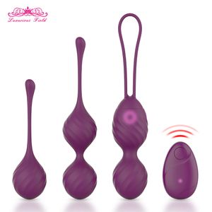 yutong Vaginal Balls Kegel Exerciser Vibrating Eggs Silicone Ben Wa G Spot Vibrator Erotic nature Toy For Women Love egg Chinese