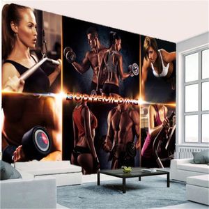 Auto-adesivo PVC papel de parede personagem foto sexy homem e mulher sala de estar ginásio interior decoração home decoração pintura mural papéis de parede