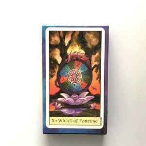 Tarot kartları kristal görüş kurulu güverte oyunları parti için enghish-kartlar