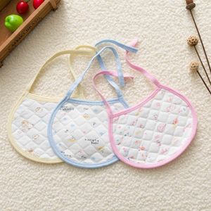 OC & Cherry Baby Pacify Bibs Burp Cloths Double layer Cotton Scarf Handkerchief Soothing saliva towel Wholesale 334C3