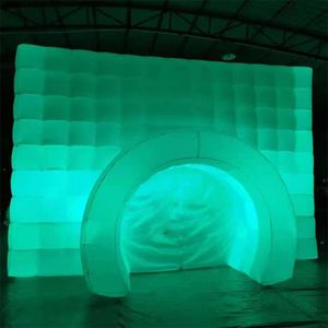 4.8x4x3.6m Huge cube tent inflatable photo booth selfie backdrop cabinet marquee house with entrance for show party and commercial business