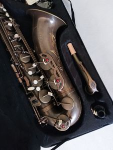 Ny Mark VI Tenor Saxofon Sax Top Professional Musical Instrument Real Picture med munstycke