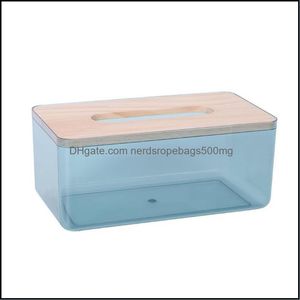 Decoração de mesa AESSORIAS COZINHA, Caixas de lenços de papel de jardim de barra de jantar com guardana