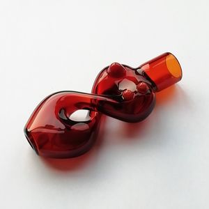 Twisted Style Glass Hand Pipe Smoking Rig Accessori per il fumo del bruciatore di tabacco Bong da 3,8 pollici di lunghezza