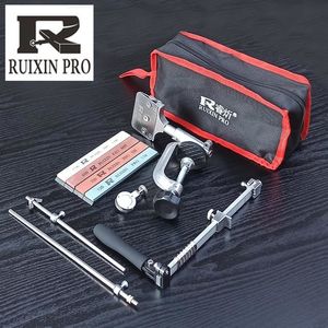 Ruixin Professional Kitchen Nóż Ener Whetstone Wielofunkcyjne System stałego kąta Engine Honing Tools Zestaw 220311