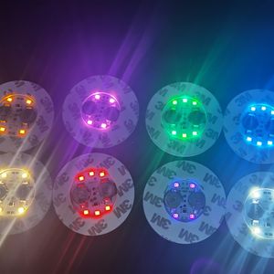 Luce a LED per accessori per fumatori con base in vetro Bong 7 colori Regolazione automatica Altre forniture per tazze da bar per feste Festive Home Gardenled