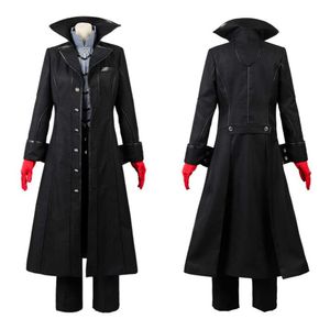 Custom-made Persona 5 Joker persona 5 anime Cosplay Costume Full Set for Halloween Party - Y0903