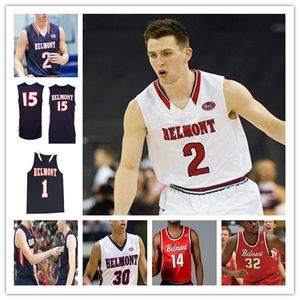 Personalizado 2021 Belmont Bruins Basquete Jersey Nick Muszynski Luke Smith Jacobi Wood Grayson Murphy Ben Sheppard Caleb Hollander Tate