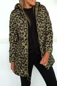 Женщины Parkas Woman Parkas Lepard Parted Partded Handded 2021 мода холодная зимняя капюшона Parka молния обеими сторонами базовый куртка пальто варенье WDC3761