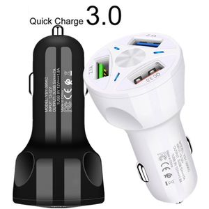 QC 3.0 Carregador rápido 3USB Cigarro automático isqueiro para celular Smart celular Replenisher Socket Battery Charging Disposition