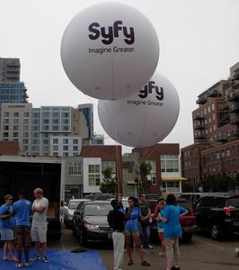 Xyinflatable Aktiviteter PVC Uppblåsbar heliumballong med anpassad logotyp för utomhus avertisering