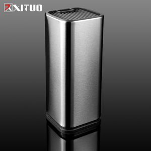 Xituo Tool Holder Knife Kitchen Holder Block Steel Stand Sooktops Tube Shelf Multifunktionell bar utomhus BBQ Kniv sätter ny het