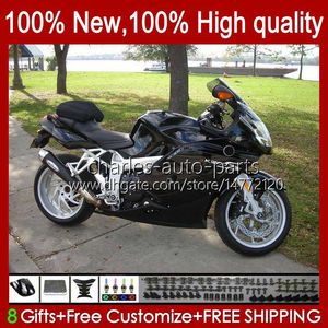 Fairings + Tankskydd för BMW Gloss Black K1200 K 1200 s 1200s K1200S 05 06 07 08 09 10 Kroppsarbeten 28NO.22 K-1200-talet 2006 2008 2008 2009 K1200-S 05-10 Motorcykelkroppar