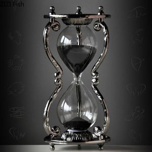 Outros relógios Acessórios Creative 12 Constellation Metal Hourglass 30 minutos Temporizador Office Desktop Decoração Liga Liga