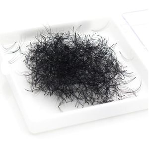 Cílios Falsos Fãs Premade Fãs Russo Volume Cílios 300/1000 PCS Mink Extensão Jar Longo Haste 3D Fácil Uso