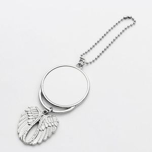 DIY Sublimation Car Ornamento Decorações Angel Wings Forma Em Branco Transferência de Calor Impressão Consumíveis Suprimentos 2 Cores Atacado