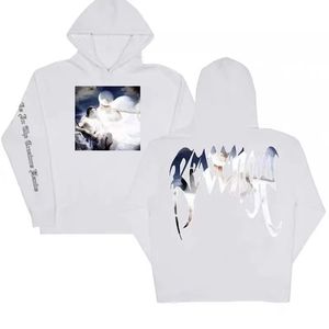 Месть XXXTentTacion Angel Hoodies Толстовки Мужчины Женщины Свободный Перезвый Хип-хоп Хлопок Капюшона Уличная Одежда Пуловер Толстурый