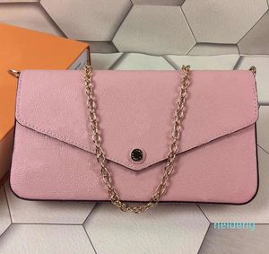 Großhandel Lederkupplung für Frauen Abendtaschen Modekette Geldbörse Dame Umhängetasche Handtasche Minipaket Umhängetasche Kartenhalter 8475