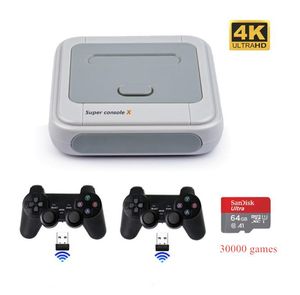 2.4G Wireless Game 4K Retro Player Classic PS1 N64 30000 Games Support AV HD Wifi TV Box Portable Players