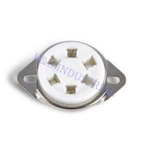 Wholesale socket amp resale online - Smart Power Plugs Pin Ceramic Vacuum Tube Socket Top For Valve Base DIY Audio Amp