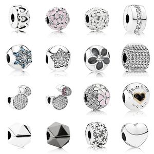 Novo 2021 100% 925 Sterling Silver791978 Linha de corações Clipclip espaçador e luxuoso DIY Mulheres Originais Pulseira Moda Judeu Elry Presente