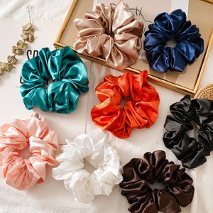 scrunchie di seta pacchetto fascia accessori per capelli fascia per le donne fasce per la testa serre tete moda stirnband tiara titolare coda di cavallo