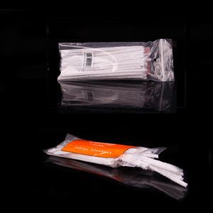 Glass Pipes White Cotton Cleaner Smoking Accessories Cigarette Tobacco Pipe Cleaners Brush Bong 50pcs Per Pack