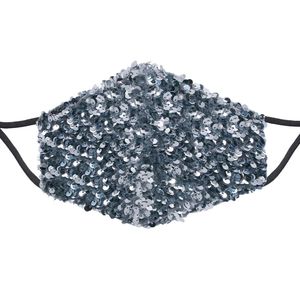 Ny vuxen ansiktsmask färg tre-lager tredimensionell sommar solskyddsmedel anti-damm andningsbara bomullsmaske-sequined masker