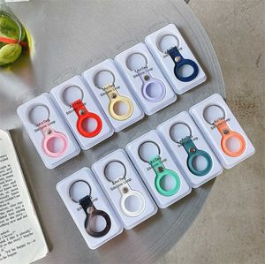 Color Silicone Key Chain Party Like Anti Loss Airtag Protection Bag Full Bag Positioning Small Gifts
