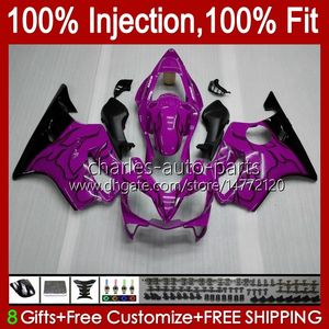 Purple black Injection mold Fairings For HONDA CBR 600 FS CC 600F4i CBR600 F4i 01 02 03 Bodywork 46No.71 CBR600F4i F4 i 600CC 2001 2002 2003 CBR600FS 01-03 OEM Body Kit