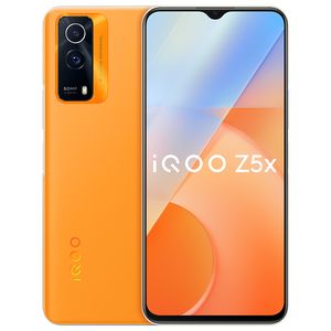 الأصلي فيفو IQOO Z5X 5G الهاتف المحمول 8GB RAM 128GB 256GB ROM Octa Core MTK PAMENSITY 900 Android 6.58 