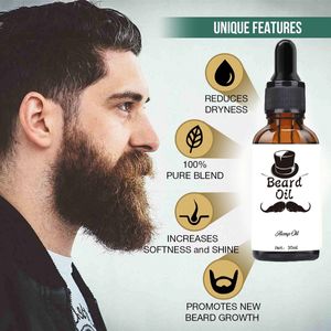 Growth Beard Oil Grow Beard Thicker & More Full Thicken Hair Beard Oil For Men Grooming Treatment CareScouts