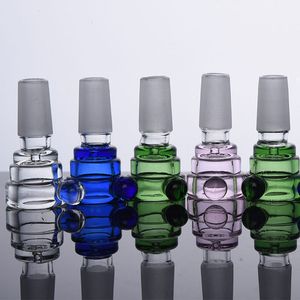 14mm 18mm glass bowl Male Joint Handle smoking Accessories Beautiful Slide bowls piece For Bongs Water Pipes