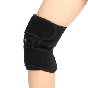 肘膝パッド1PC加熱サポートUSB電気加熱暖かいパッド関節炎の痛みのための充電式プロテクター
