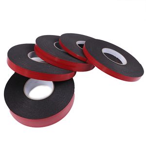 Other Door Hardware 1Roll 2mm Thickness Black Super Strong Self Adhesive Foam Car Double Sided Tape Mobile Phone Dust-proof