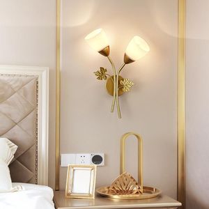 Wall Lamp Modern Simple LED Flower Creative Personality Sitting Room Staircase Corridor Warm Romantic Decorative Lights