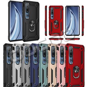 Casos de telefone de armadura à prova de choque capa de suporte de anel magnético para Samsung Galaxy S22 Plus S21 FE Note 20 Ultra 10 9 8 A50 A80 A31 A51 A71 A02S A32 A52 A72 A13 A33 A53 A03 CORE A73 5G