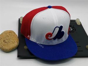 2021 Canada Expos Приталенные кепки Модные кепки в стиле хип-хоп Размер Бейсболки Взрослые Плоские козырьки для мужчин и женщин Полностью закрытые