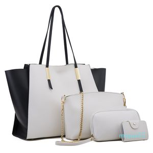 Bolsas de luxo bolsa de couro pu bolsa de ombro feminina 3 pçs/conjunto bolsas de grife bolsas de moda