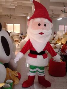 Cadılar bayramı Noel Baba Maskot Kostüm Yüksek Kaliteli Karikatür Peluş Anime Tema Karakter Yetişkin Boyutu Noel Karnaval Doğum Günü Partisi Fantezi Kıyafet