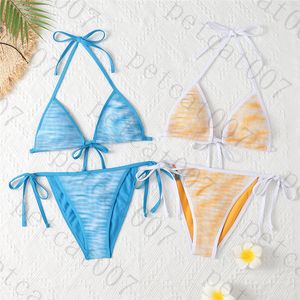 Womens Swimwear Full Letter Bikini Designers Women Swimsuit Bikinis High Waist Ladies Bathing Suit Two Colors