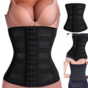 Kvinnors shapers midja tränare kvinnor kropp shaper andningsbar viktminskning bälte corset plus size size formewear reducerar och formar bordlesw