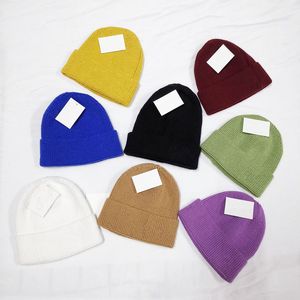 Męskie Designer Winter Beanie Kapelusze Damskie Czapki Naniesowe Dzianiny Wełny Kapelusz Plus Velvet Cap Skullies Maska